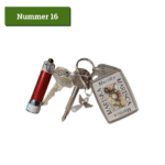 Sleutelbos met minizaklamp en sleutelhanger met de naam Marisca/Mariska